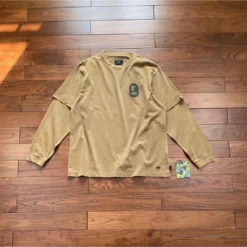 HypeYourBeast Bape Long Sleeve Tee Shirt Brown