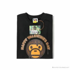 Hypeyourbeast BAPE Baby Milo Valentine's Day Chocolate Tee Shirt 'BLACK' 20 Hypeyourbeast BAPE Baby Milo Valentine's Day Chocolate Tee Shirt 'BLACK'