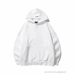 HypeYourBeast FOG Hoodie Reflective ‘ESSENTIALS’ White Hoodies & Jackets