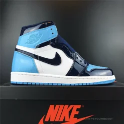 Hypeyourbeast Air Jordan 1 Retro High UNC Patent 22 Hypeyourbeast Air Jordan 1 Retro High UNC Patent