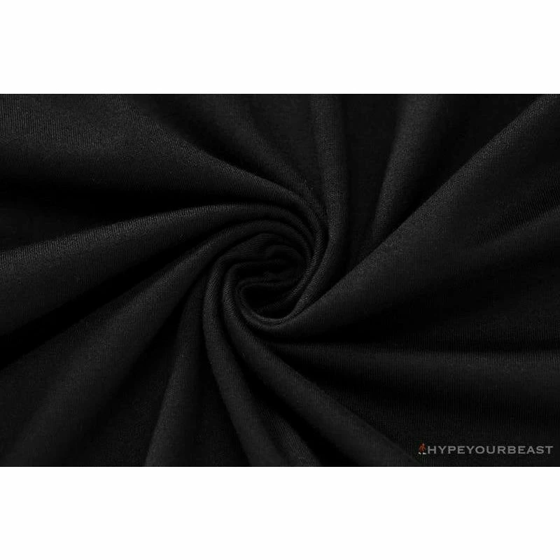 Hypeyourbeast Clothes BAPE Classic Embroidered Logo Ape Head Tee Shirt 'BLACK' 9 Hypeyourbeast Clothes BAPE Classic Embroidered Logo Ape Head Tee Shirt 'BLACK'