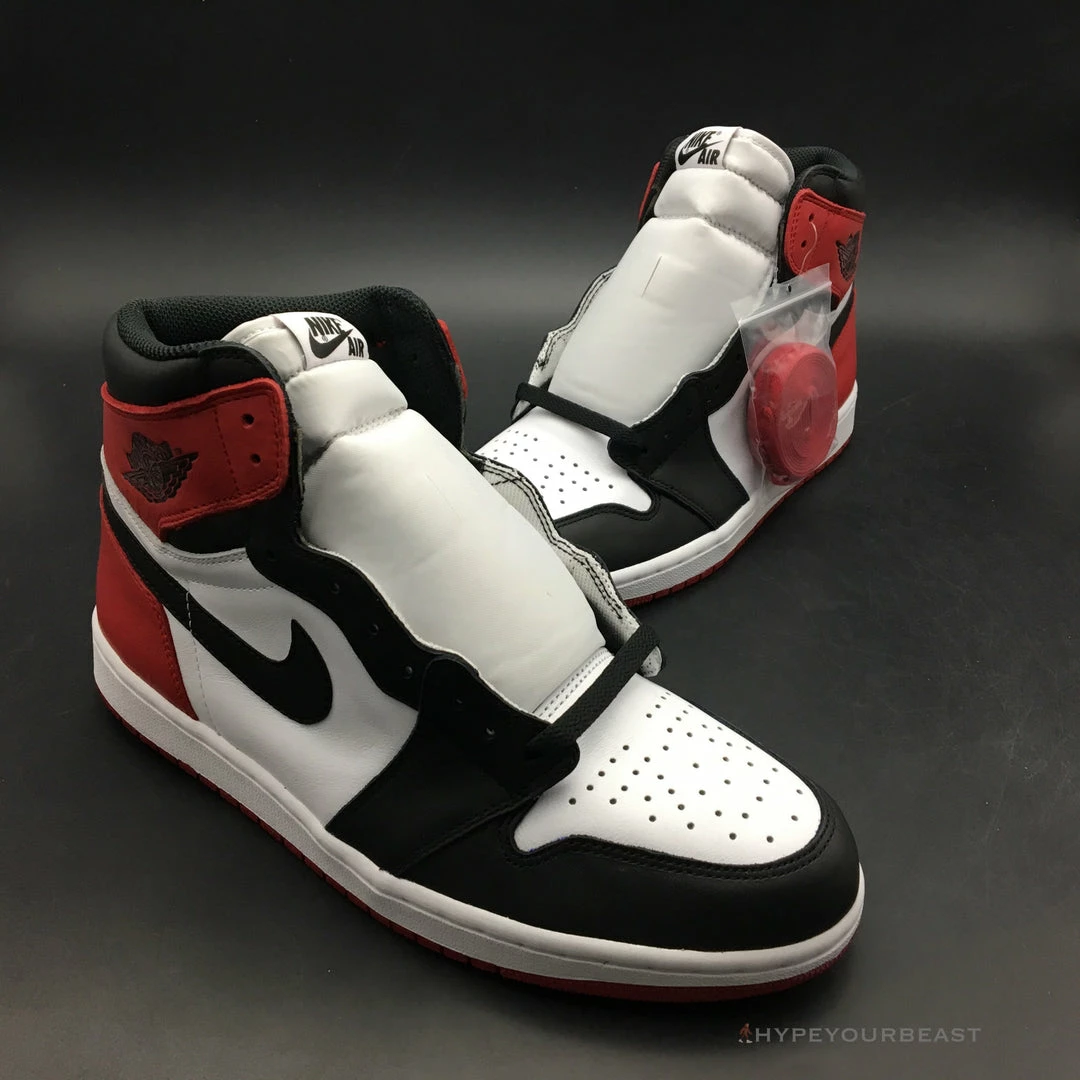 Hypeyourbeast Air Jordan 1 High 'Satin Black Toe' 2 Hypeyourbeast Air Jordan 1 High 'Satin Black Toe'