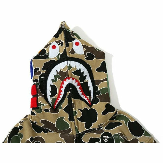 Hypeyourbeast BAPE Shark Head STA Star Camouflage Hoodie 'YELLOW' Clothes 3 Hypeyourbeast BAPE Shark Head STA Star Camouflage Hoodie 'YELLOW' Clothes