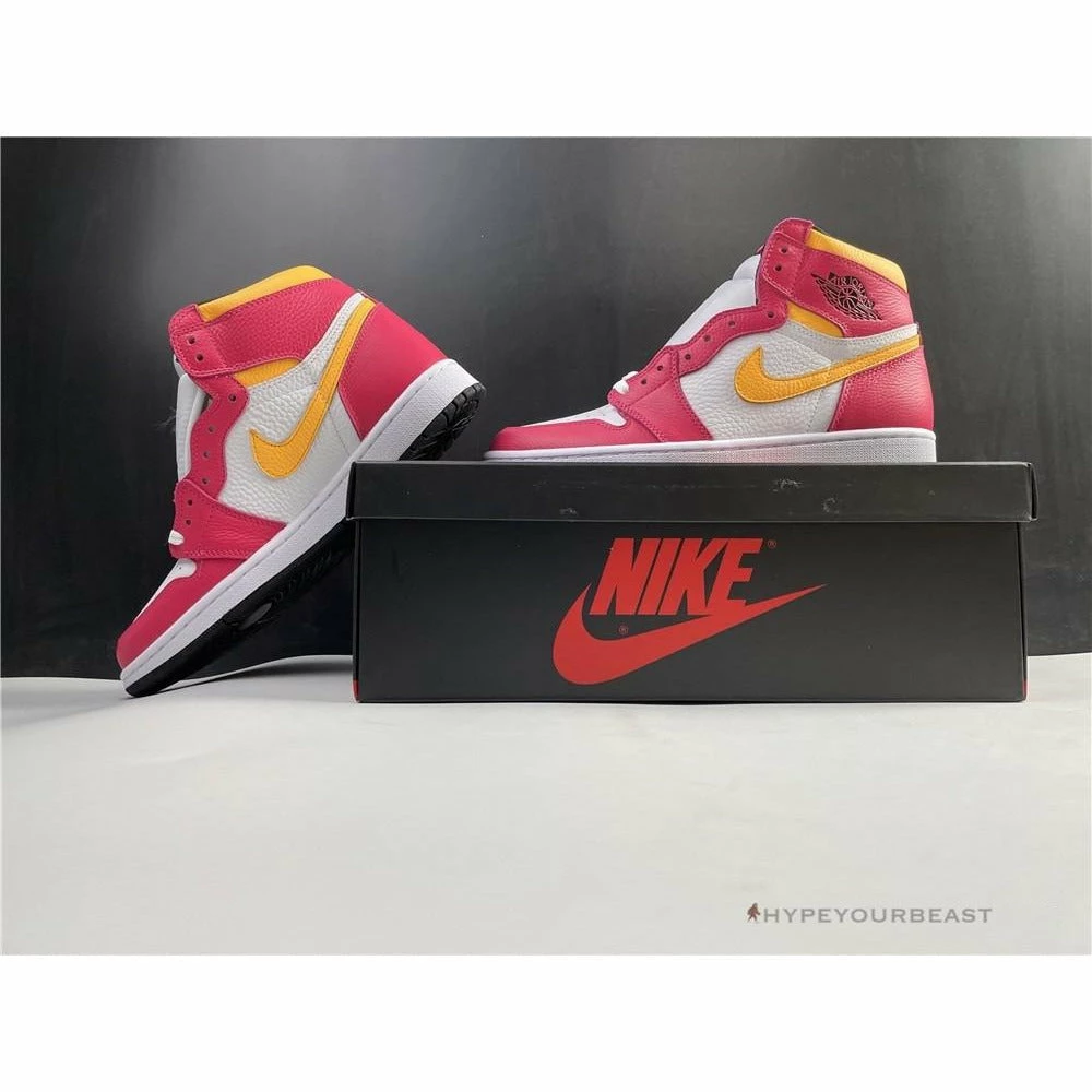HypeYourBeast Air Jordan 1 Retro High Light Fusion Red 14 HypeYourBeast Air Jordan 1 Retro High Light Fusion Red