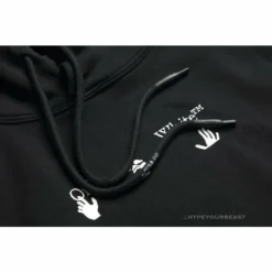 HypeYourBeast Hoodies & Jackets Off White Hoodie Black BLUE 18 HypeYourBeast Hoodies & Jackets Off White Hoodie Black BLUE