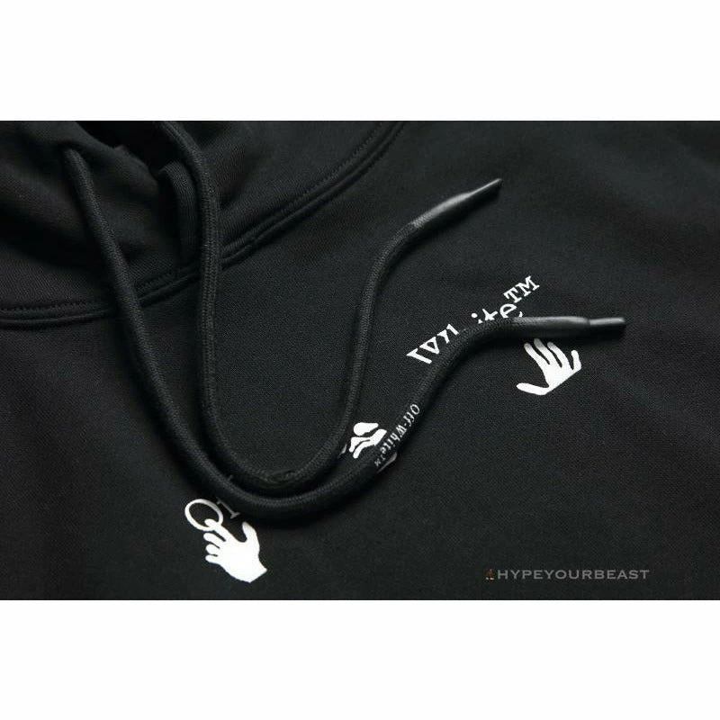 HypeYourBeast Hoodies & Jackets Off White Hoodie Black BLUE 4 HypeYourBeast Hoodies & Jackets Off White Hoodie Black BLUE