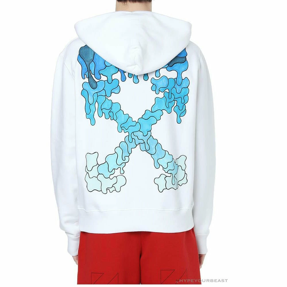HypeYourBeast Off White Hoodie White BLUE 4 HypeYourBeast Off White Hoodie White BLUE