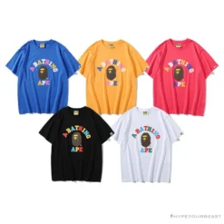 Hypeyourbeast Clothes BAPE Little Ape Head Colorful Classic Tee Shirt 'BLUE' 27 Hypeyourbeast Clothes BAPE Little Ape Head Colorful Classic Tee Shirt 'BLUE'