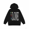 HypeYourBeast Hoodies & Jackets Vlone Hoodie Black Rainbow