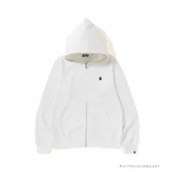 Hypeyourbeast Clothes BAPE Classic Ape Head Hoodie 'WHITE'