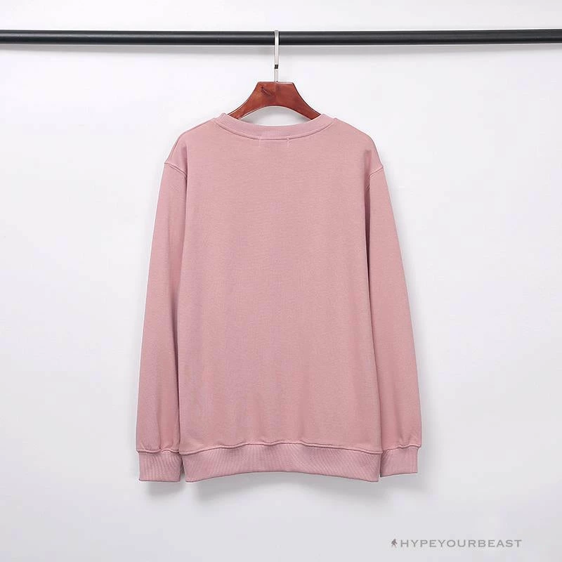 Hypeyourbeast BAPE Classic Ape Head Embroidered Long Sleeve Shirt 'PINK' Clothes 2 Hypeyourbeast BAPE Classic Ape Head Embroidered Long Sleeve Shirt 'PINK' Clothes