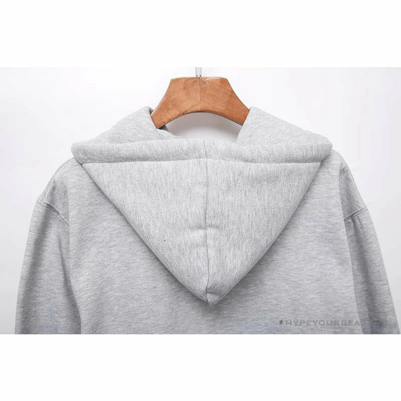 Hypeyourbeast Clothes BAPE X Bathing Ape Head Hoodie 'GREY' 8 Hypeyourbeast Clothes BAPE X Bathing Ape Head Hoodie 'GREY'