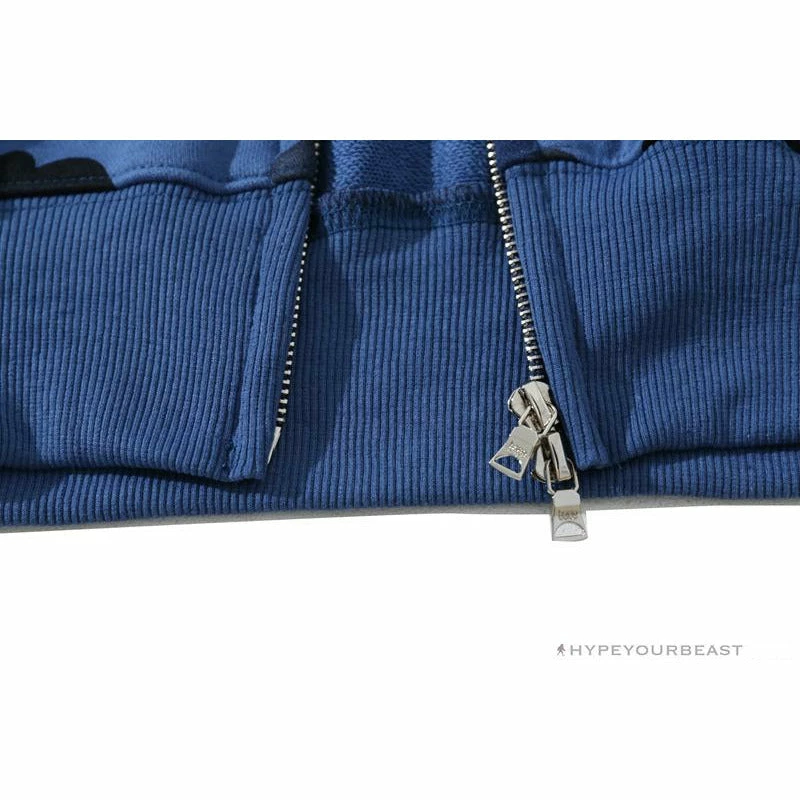 Hypeyourbeast Clothes BAPE Camo Hoodie Shark Head 'NAVY BLUE' 7 Hypeyourbeast Clothes BAPE Camo Hoodie Shark Head 'NAVY BLUE'