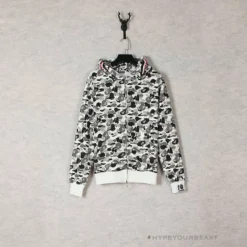 HypeYourBeast Bape Gray Camouflage Hoodie