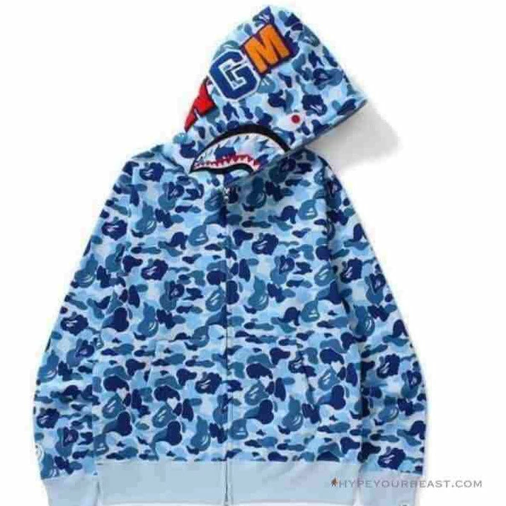 Hypeyourbeast Bape Jacket Blue Camo 2 Hypeyourbeast Bape Jacket Blue Camo