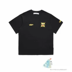 Hypeyourbeast OFF-WHITE Dimensional Arrow Angry Calf Tee Shirt 'BLACK'