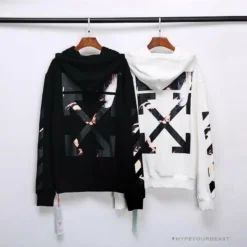 Hypeyourbeast OFF-WHITE Angel Jesus Religious Print Hoodie 'WHITE'