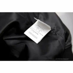 Hypeyourbeast OFF-WHITE 20FW New Logo Hooded Leather Jacket Black Hoodies & Jackets