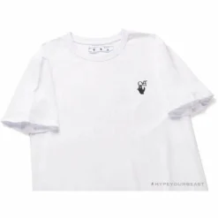Hypeyourbeast OFF-WHITE Hand Shake Tee Shirt 'WHITE' T-Shirts