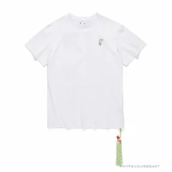 Hypeyourbeast OFF-WHITE Takashi Murakami Chrysanthemum Tee Shirt 'WHITE' T-Shirts