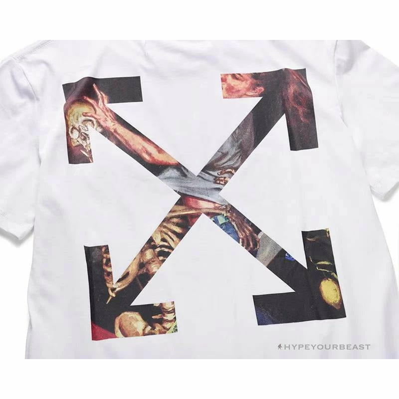 Hypeyourbeast OFF-WHITE Skull Tee Shirt 'WHITE' 9 Hypeyourbeast OFF-WHITE Skull Tee Shirt 'WHITE'