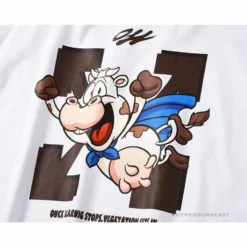 Hypeyourbeast T-Shirts OFF-WHITE Arrow Flying Cow Tee Shirt 'WHITE' 25 Hypeyourbeast T-Shirts OFF-WHITE Arrow Flying Cow Tee Shirt 'WHITE'