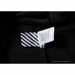 Hypeyourbeast OFF-WHITE Skull And Writing Hoodie 'BLACK' Hoodies & Jackets