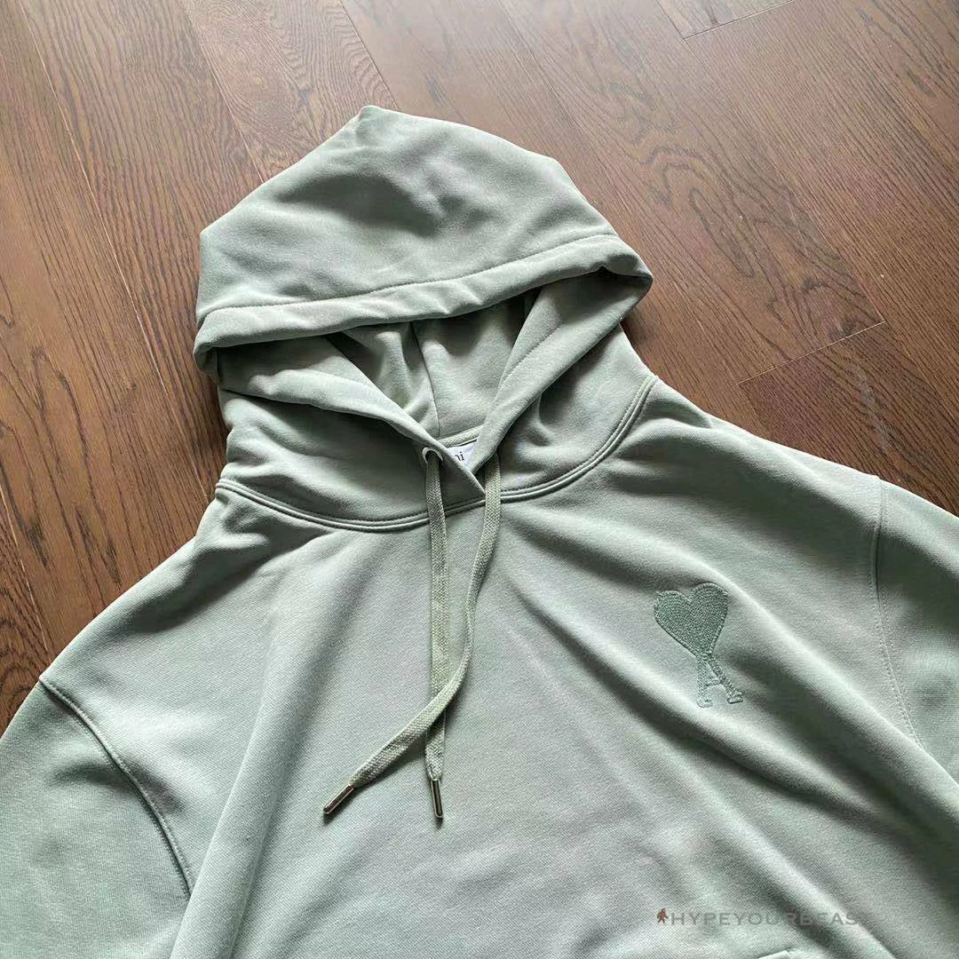 Hypeyourbeast AMI Hoodie Green 2 Hypeyourbeast AMI Hoodie Green