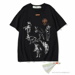 Hypeyourbeast OFF-WHITE The Virgin And Child With Saint Anne Tee Shirt 'BLACK' T-Shirts