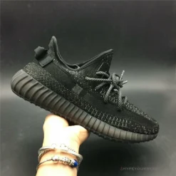 Hypeyourbeast Adidas Yeezy Boost 350 V2 Black / Black / Static 34 Hypeyourbeast Adidas Yeezy Boost 350 V2 Black / Black / Static