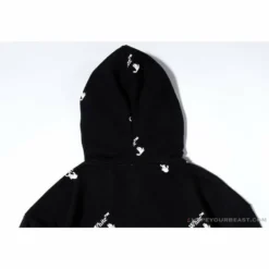 Hypeyourbeast OFF-WHITE Classic Print Hoodie 'BLACK' Hoodies & Jackets