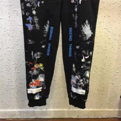 Hypeyourbeast OFF-WHITE Pants Black Paint