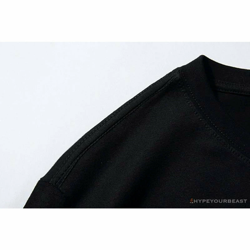 Hypeyourbeast BAPE Luminous Spots Camouflage Great Ape Man White Head Cotton Short Sleeve Tee Shirt 'BLACK' Clothes 4 Hypeyourbeast BAPE Luminous Spots Camouflage Great Ape Man White Head Cotton Short Sleeve Tee Shirt 'BLACK' Clothes