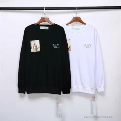Hypeyourbeast Shirts OFF-WHITE The Kiss Long Sleeve Shirt 'BLACK'