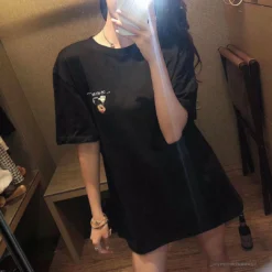 Hypeyourbeast OFF-WHITE Disney Spring X Summer Mickey With Pluto Tee Shirt 'BLACK' T-Shirts