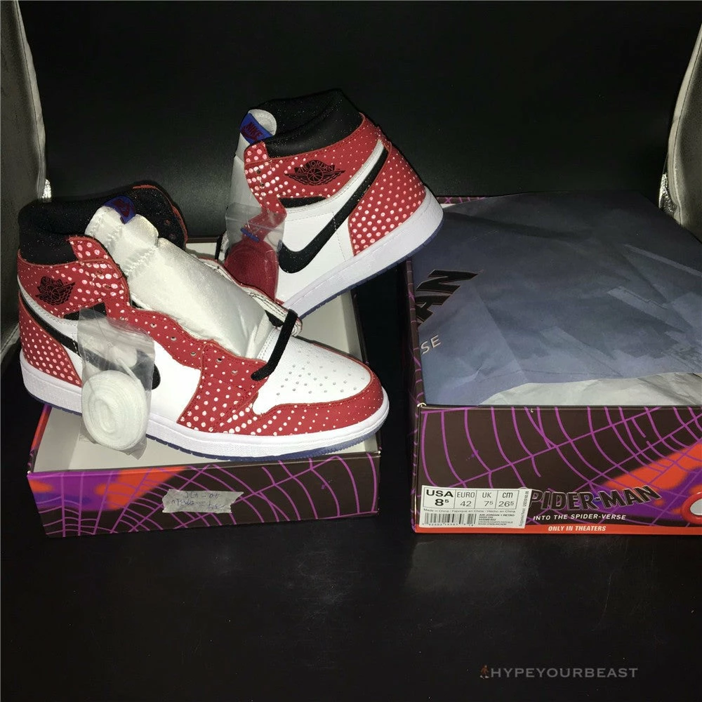 Hypeyourbeast Jordan 1 Spiderman 6 Hypeyourbeast Jordan 1 Spiderman
