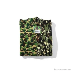 Hypeyourbeast BAPE X UNKLE Camouflage Green Belt Ear Hoodie Clothes