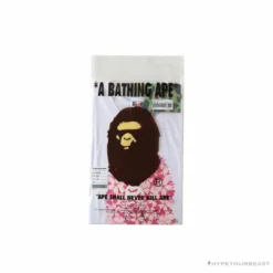 Hypeyourbeast BAPE Japan Limited Edition Pink Cherry Tree Tee Shirt 'WHITE' 9 Hypeyourbeast BAPE Japan Limited Edition Pink Cherry Tree Tee Shirt 'WHITE'