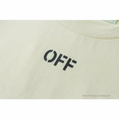 Hypeyourbeast OFF-WHITE Flower Edition Tee Shirt 'BEIGE' T-Shirts