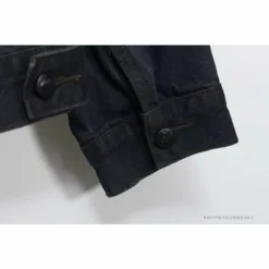 Hypeyourbeast OFF-WHITE Autumn And Winter New ️Back Blue Arrow Wash Denim Jacket Hoodies & Jackets