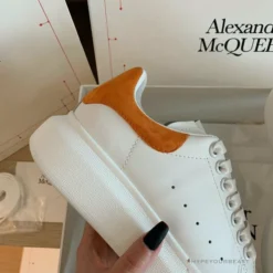 Hypeyourbeast Alexander McQueen Women's White / Orange Sneaker