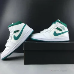 Hypeyourbeast Air Jordan 1 Mid White Mystic Green 26 Hypeyourbeast Air Jordan 1 Mid White Mystic Green