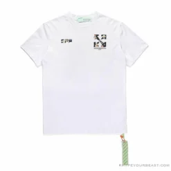 Hypeyourbeast T-Shirts OFF-WHITE Daisy Graffiti Arrow Conley Tee Shirt 'WHITE'