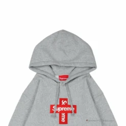 HypeYourBeast Hoodies & Jackets Supreme Cross Box Logo Hoodie Grey