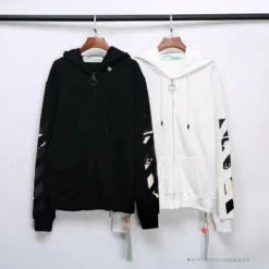 Hypeyourbeast OFF-WHITE Angel Jesus Religious Print Hoodie 'BLACK' Hoodies & Jackets