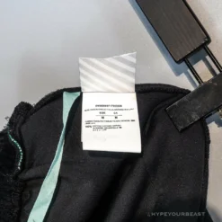 Hypeyourbeast OFF-WHITE Side Webbing Casual Green Letter Pants