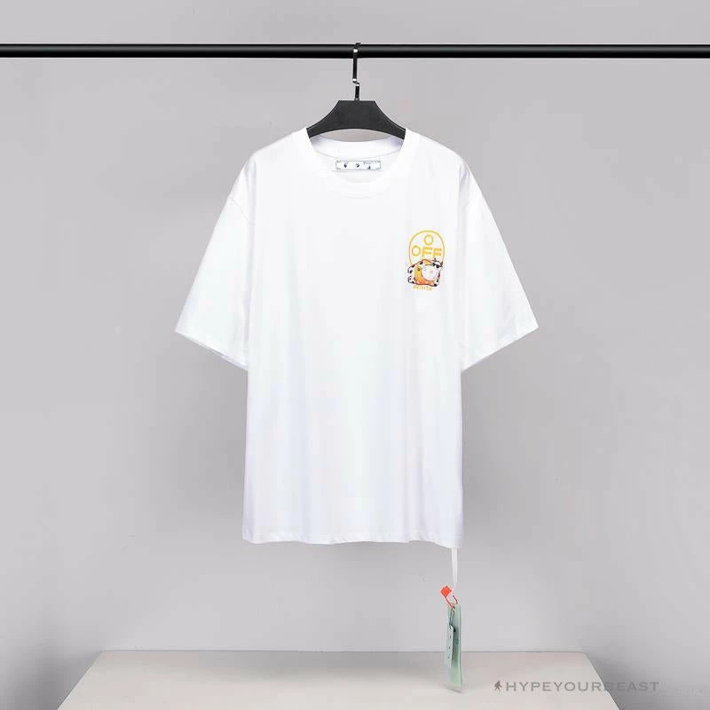 Hypeyourbeast T-Shirts OFF-WHITE Hawaiian Cow Arrow Tee Shirt "WHITE' 1 Hypeyourbeast T-Shirts OFF-WHITE Hawaiian Cow Arrow Tee Shirt "WHITE'