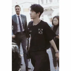 Hypeyourbeast T-Shirts OFF-WHITE Daisy Graffiti Arrow Conley Tee Shirt 'BLACK'