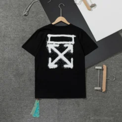 Hypeyourbeast OFF-WHITE Spray Paint Arrow Tee Shirt 'BLACK' T-Shirts