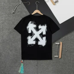 Hypeyourbeast OFF-WHITE Ballpoint Pen Depicting Pattern Tee Shirt 'BLACK'